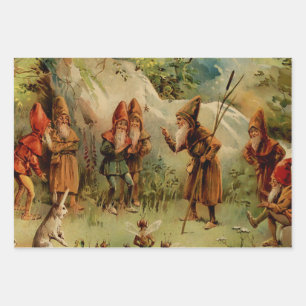 "A Council of Gnomes" von E S Hardy Geschenkpapier Set