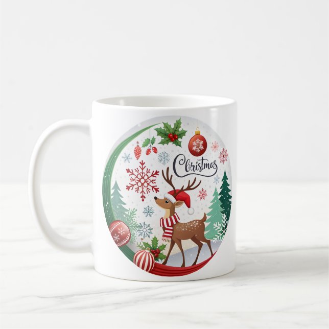 A Cozy Christmas Circle Kaffeetasse (Links)