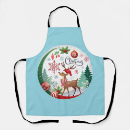 A Cozy Christmas Circle Schürze