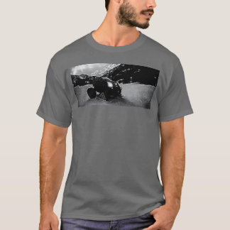 A Custom Cadillac Hobby RC Car in Snowy Mountains T-Shirt