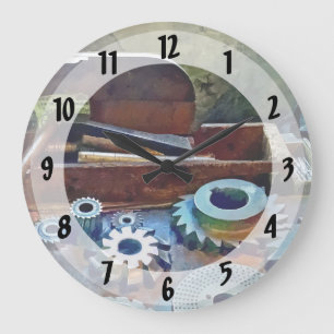 A Cut Above the Rest Große Wanduhr