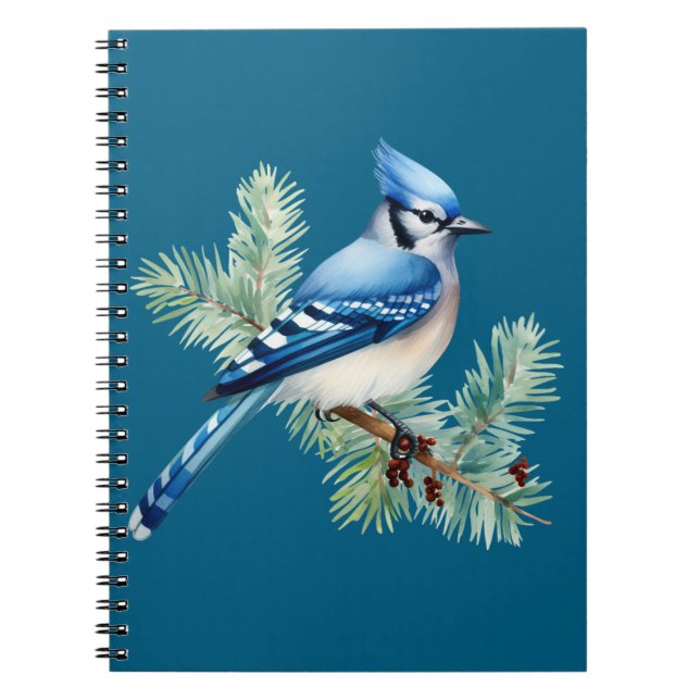 A Cute Blue Jay  Notizblock (Vorderseite)