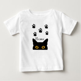 a cute cat baby t-shirt