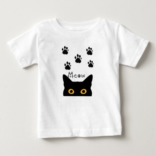 a cute cat baby t-shirt (Vorderseite)