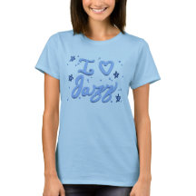 A Cute I love Jazz T-Shirt