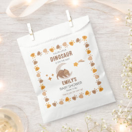 A Cute Little Dinosaur Is On The Way Baby Shower Geschenktütchen