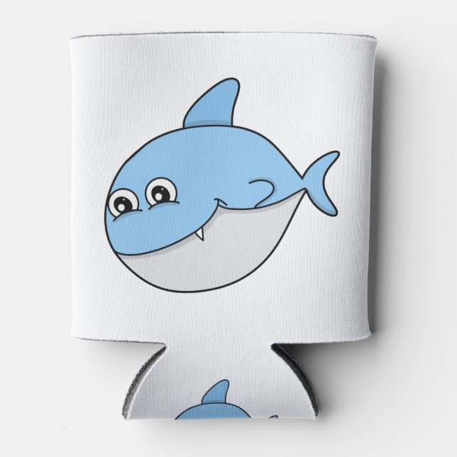 A Cute Shark Dosenkühler (Vorderseite)