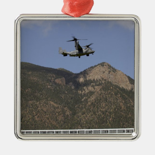 A CV-22 Osprey Silbernes Ornament (Vorne)
