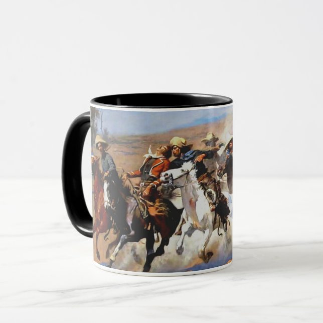 A Dash for Timber von Remington, Tasse (Vorderseite Links)