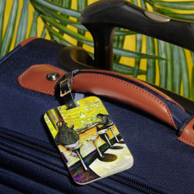 A Day Off from Crazy Gepäckanhänger (Vorderseite Insitu 1)