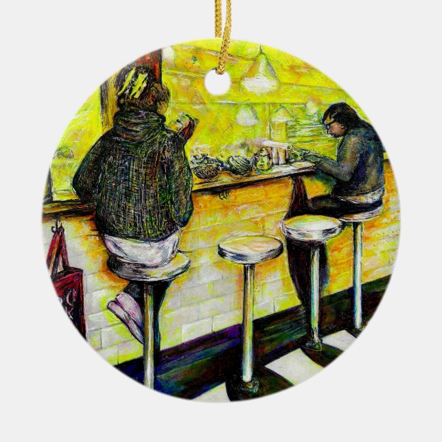 A Day Off from Crazy Keramik Ornament (Vorne)