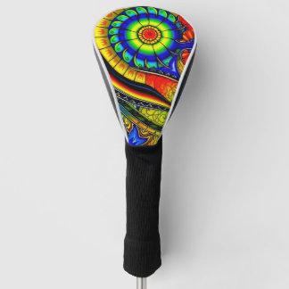 A Decorated Golf Club Cover Golf Headcover