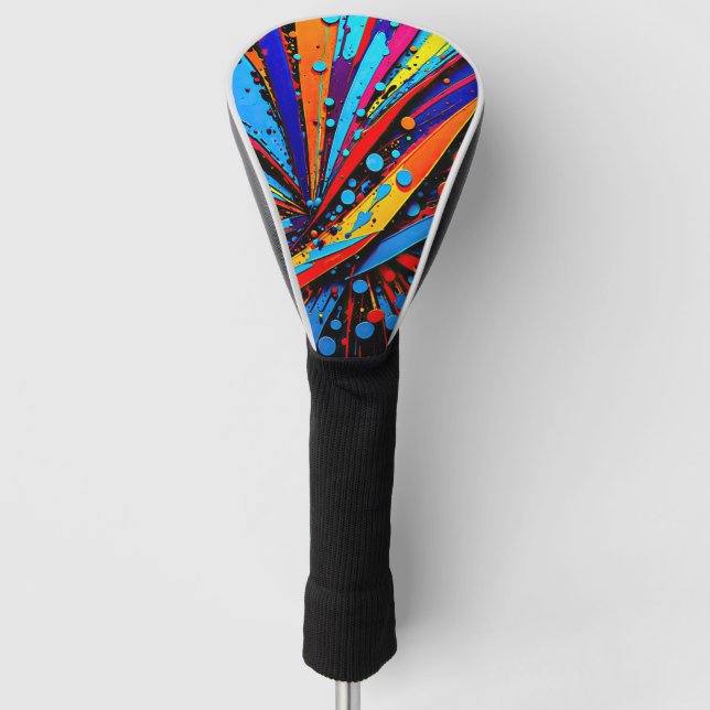 A Decorated Golf Club Cover Headcover (Vorderseite)