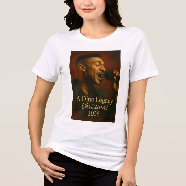 A Dino Legacy Christmas 2025 T-Shirt Limited Tri-Blend Shirt (Vorderseite)