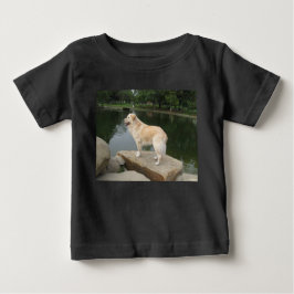 A Dog At A Pond Baby T-shirt