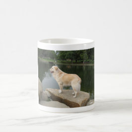 A Dog At A Pond Kaffeetasse