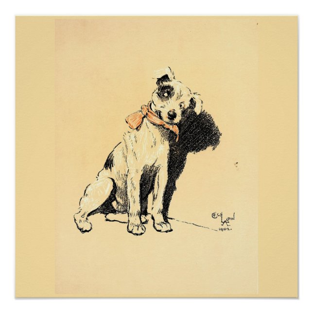 A Dog Day Pl 02 (1902) Cecil Charles Windsor Poster (Vorderseite)