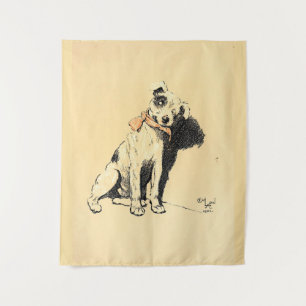A Dog Day Pl 02 (1902) Cecil Charles Windsor Wandteppich