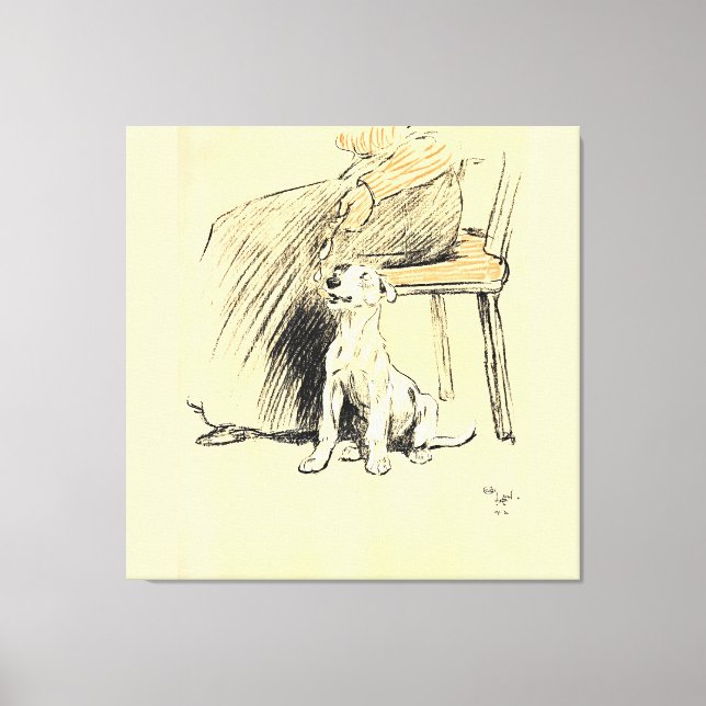 A Dog Day Pl 12 (1902) Cecil Charles Windsor Leinwanddruck (Vorderseite)