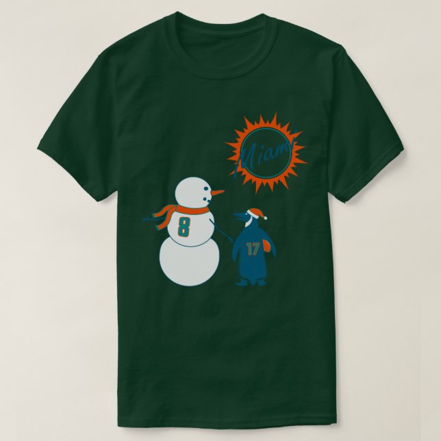 A Dolphins Rookie Winter T-Shirt (Design vorne)