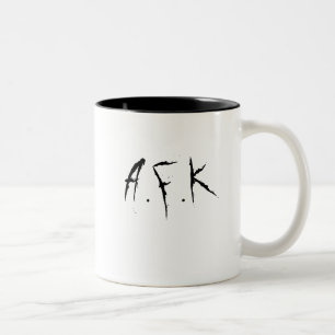 A.F.K (Abseits von Keyboard) Gamer-Tasse Zweifarbige Tasse