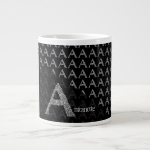 A - Falck Alphabet (Silvery) Jumbo-Tasse