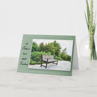A Father's Love Shall Everlast - Sympathy Card Karte