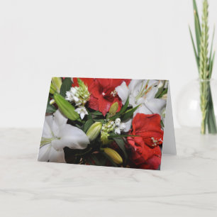 A Feast of Blooms 4 Feiertagskarte