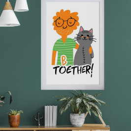 A Feline Friend Poster