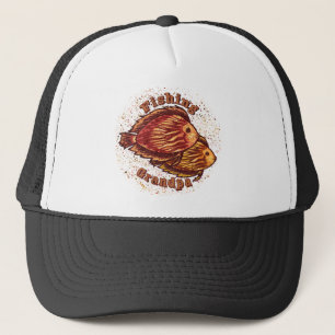 A Fishing Grandpa trucker hat Truckerkappe