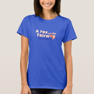 "A" Fox auf der Fairway - Damen - Blaues Shirt