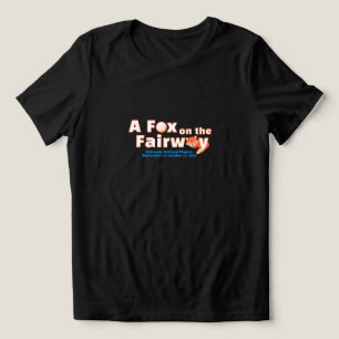 "A" Fox auf der Fairway - Damen - Schwarzes Shirt
