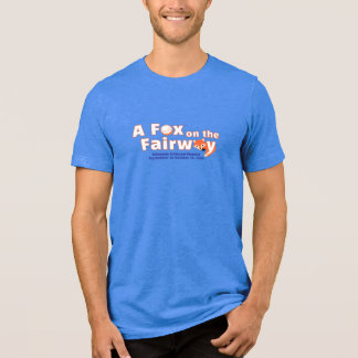 "A" Fox auf der Fairway - Herren - Blaues Hemd Tri-Blend Shirt