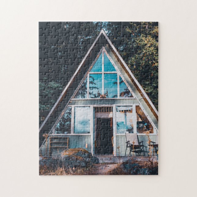 A-FRAME CABIN JIGSAW PUZZLE (Vertikal)