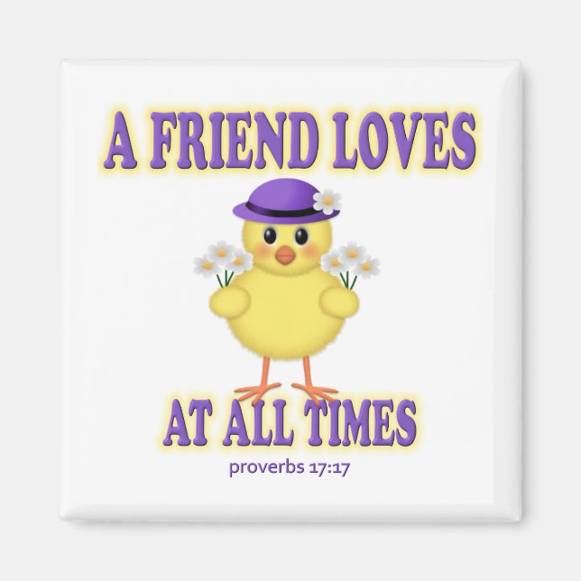 A Friend Lieben Magnet (Vorne)