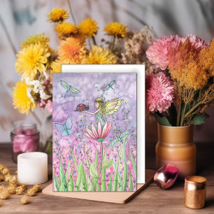 A Friendly Encounter Fairy Greeting Card Karte