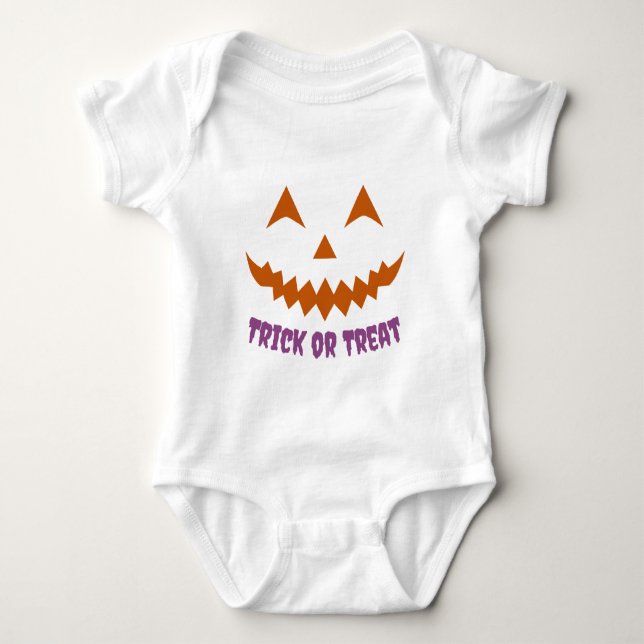 "A Friendly Face" Baby Bodysuit Strampler (Vorderseite)