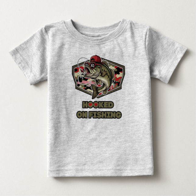 A fun and bold illustration of a cool bass  baby t-shirt (Vorderseite)