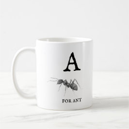 ‚A‘ für Ant Kaffeetasse