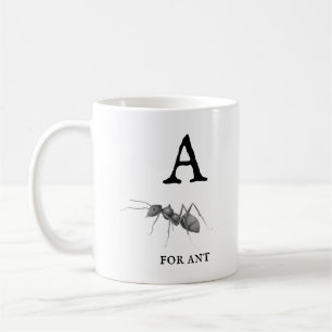‚A‘ für Ant  Kaffeetasse