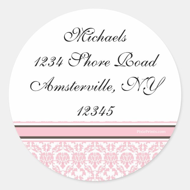 A.G. Rücksendeadresse Umschlag Aufkleber (Vorderseite)