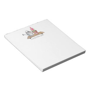 A Garden Vignette 5,5" x 6" Notepad - 40 Seiten Notizblock