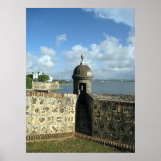 A Garita Puerto Rico Gerahmtes Foto Poster