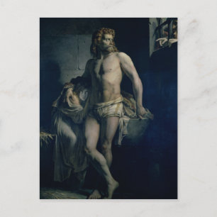 A Gaul und seine Tochter 1847 in Rom inhaftiert Postkarte