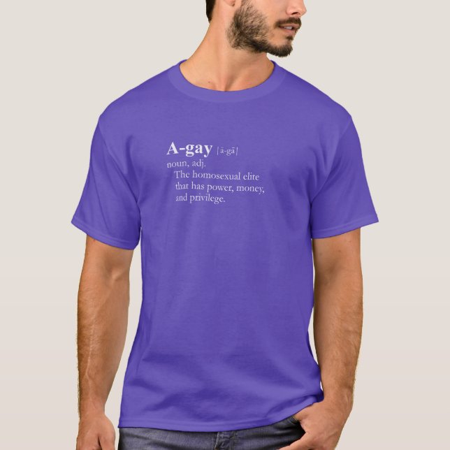A-GAY T-Shirt (Vorderseite)
