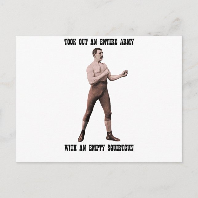 A Genuine Overly Manly Man Postkarte (Vorderseite)