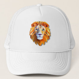 A GEOMETRIC LION Trucker Hat Truckerkappe