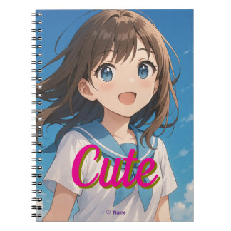 A Girl under the Summer Sky Notizblock