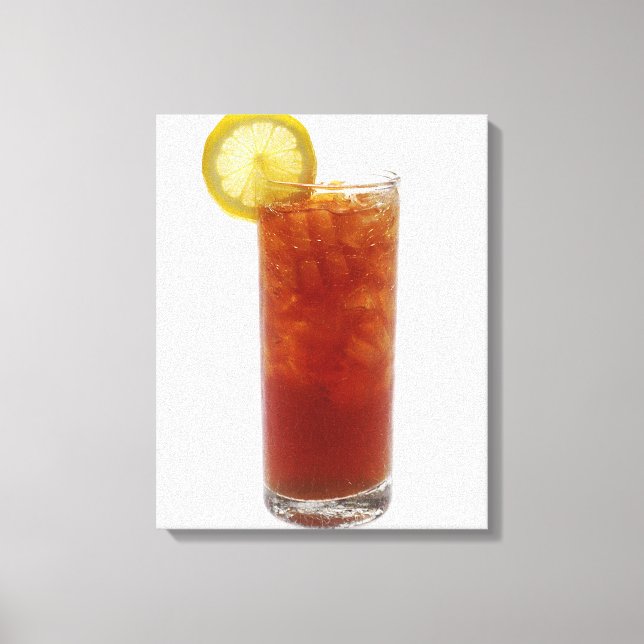 A Glass of Iced Tea Leinwanddruck (Vorderseite)