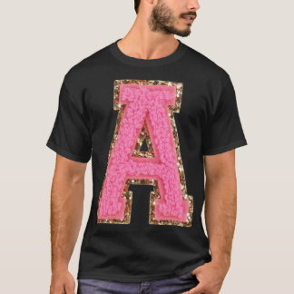 A - Glitzer mit Bubblegum-Leerzeichen-Klammern T-Shirt